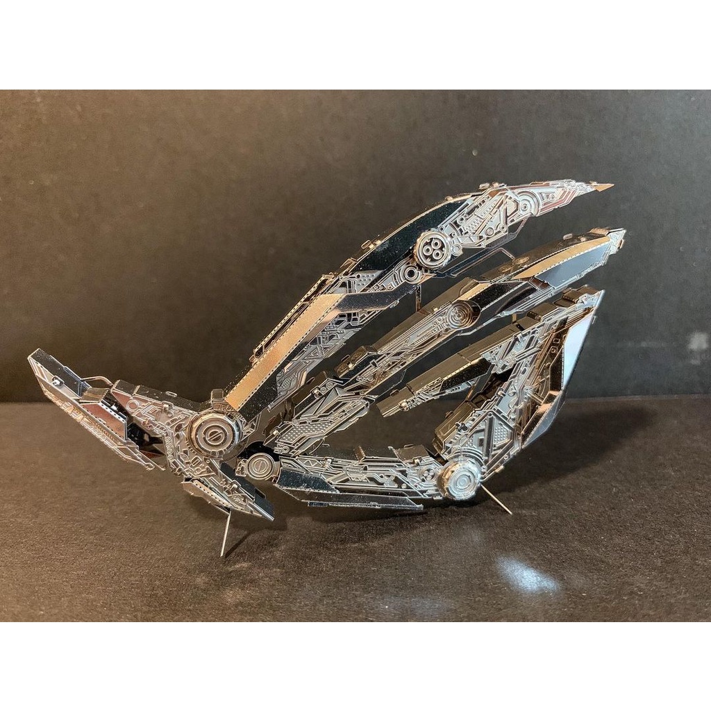 Mô Hình Kim Loại Lắp Ráp 3D Metal Head Rog Mechanical Eye Sculpture