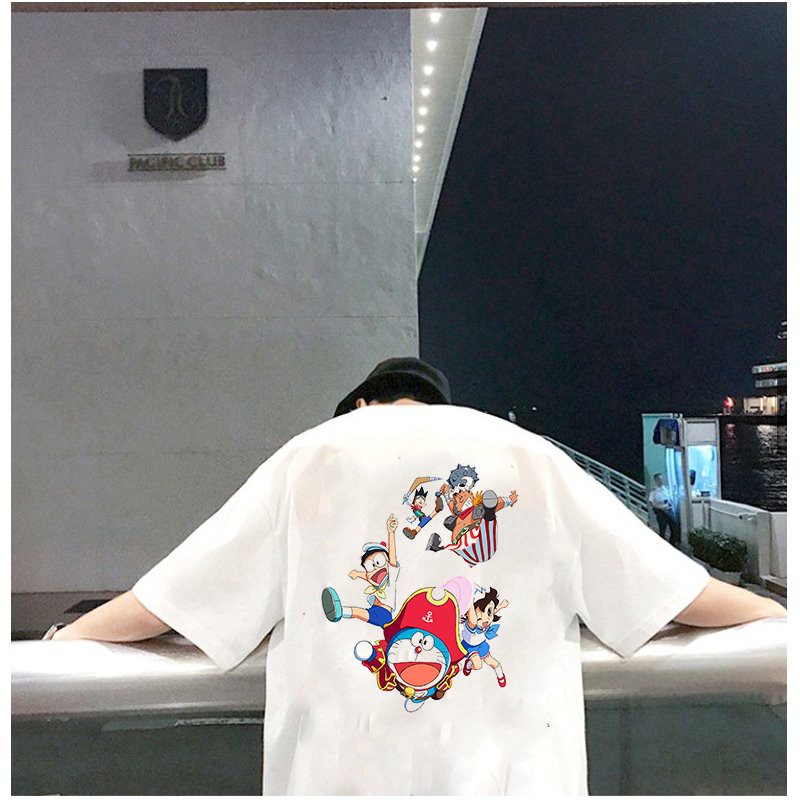 Áo thun unisex độc lạ mèo máy dễ thương form rộng vải dày mịn 2019T1821