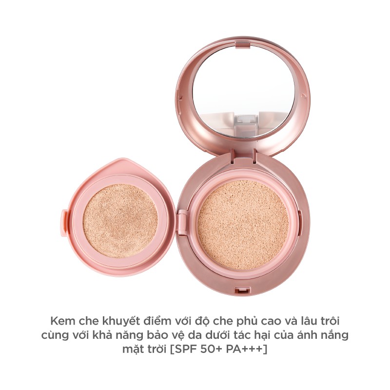 Kem phấn nền 2 lần che phủ Laneige Layering Cover Cushion &amp; Concealing Base (16.5g)