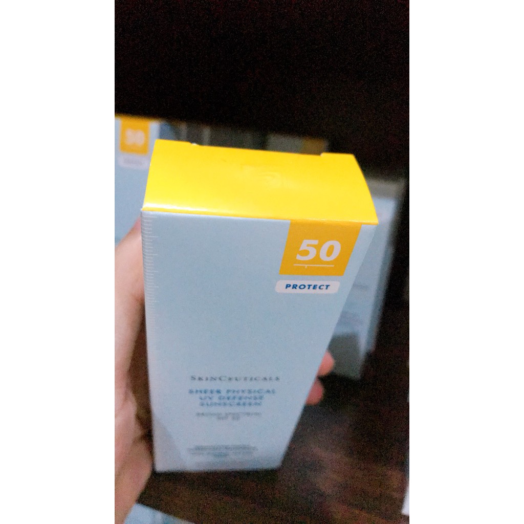 [DATE 11/2023] Kem Chống Nắng Mỏng Nhẹ, Không Màu SkinCeuticals Sheer Physical UV Defense Sunscreen Broad Spectrum SPF50