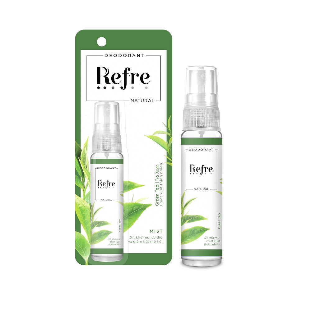 Xịt Khử Mùi Refre Natural 30ml