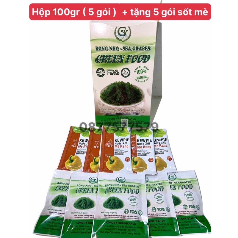 [Rẻ Vô Địch] Rong nho Tách nước Yukibudo - Namiso - trường Thọ Và Green food  Gói Lẻ  hàng cao cấp check mã vạch | Thế Giới Skin Care