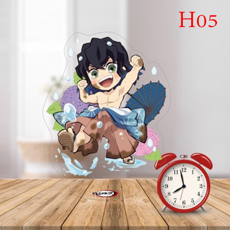 Mô hình nhân vật phim hoạt hình Demon Slayer Tanjirou Nezuko Zenitsu bằng acrylic