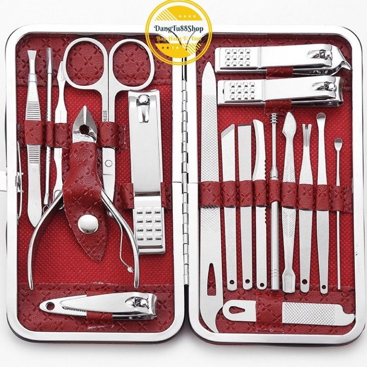 Bộ Bấm Móng Tay Vệ Sinh Cá Nhân Đa Năng Cao Cấp 4-19 Món, Bằng Inox- Thép Không Gỉ