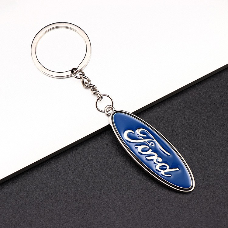 Móc Khóa Keychain Mô Hình Trang Trí Logo Ford Xe Hơi Car