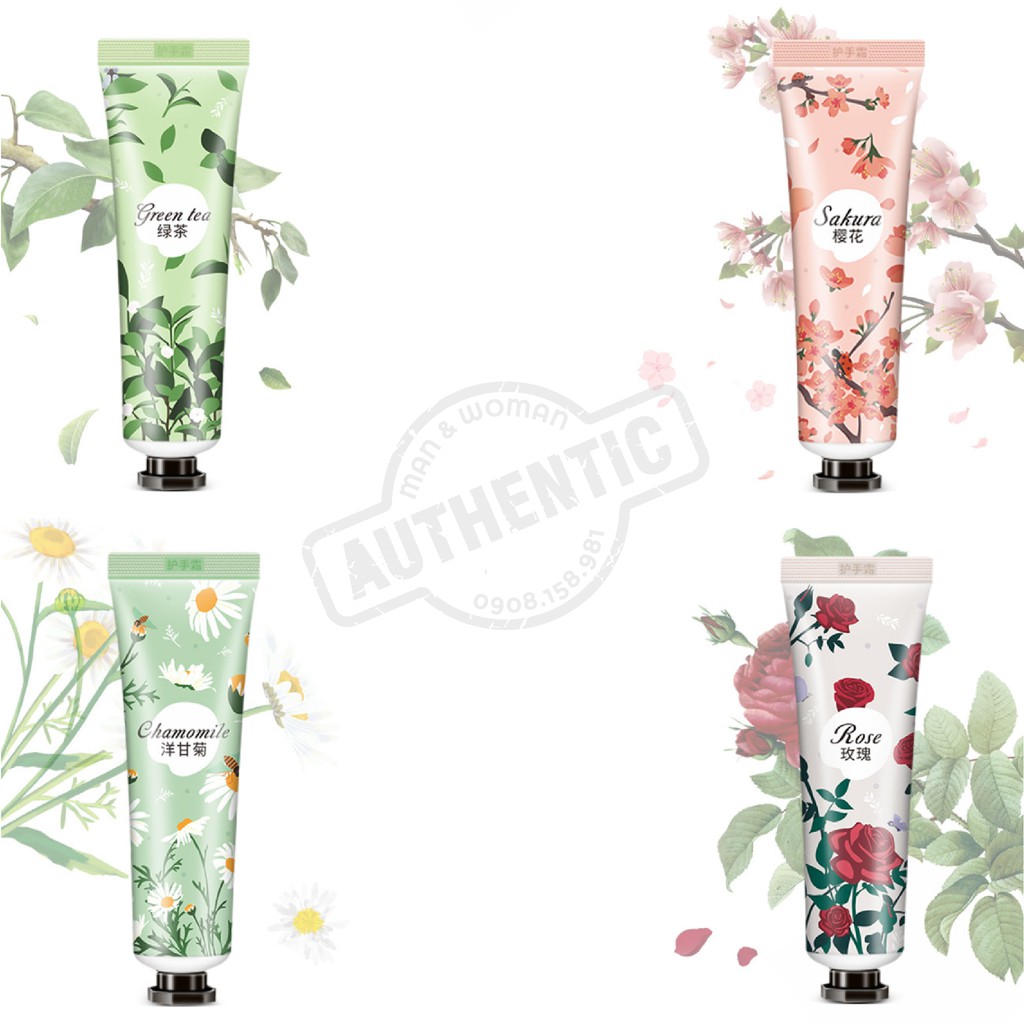 COMBO 3 Tuýp Kem dưỡng da tay chân 30g mềm và thơm tự nhiên nhiều mùi CB018 | BigBuy360 - bigbuy360.vn
