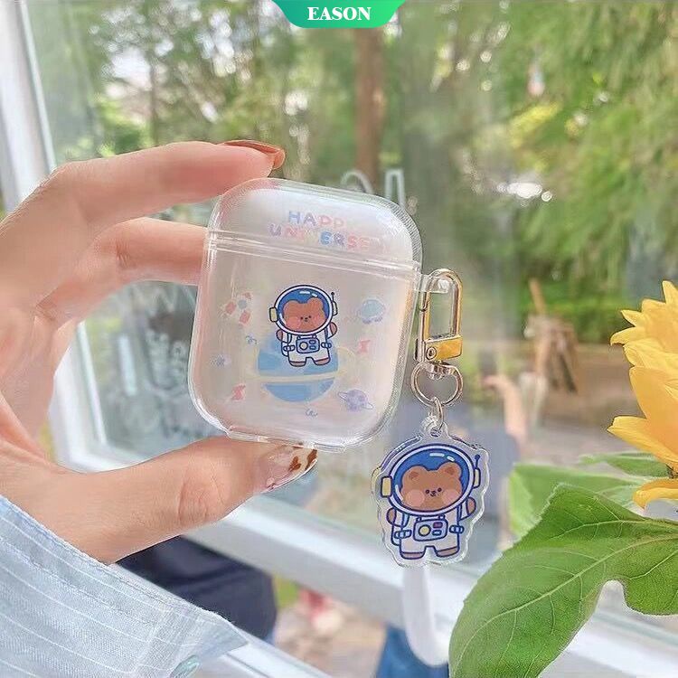 Vỏ Bảo Vệ Hộp Đựng Tai Nghe Airpods 1/2/Airpods Pro/Airpods (Generation) i12 Chống Sốc Họa Tiết Hoạt Hình