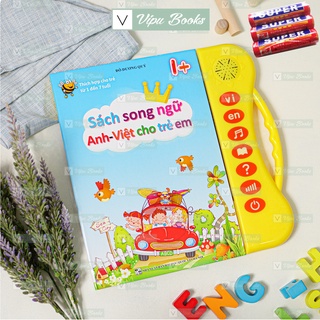 Sách Nói Điện Tử Song Ngữ Thông Minh - Giúp Bé Học Tốt Tiếng Anh, Có Tặng Kèm Pin