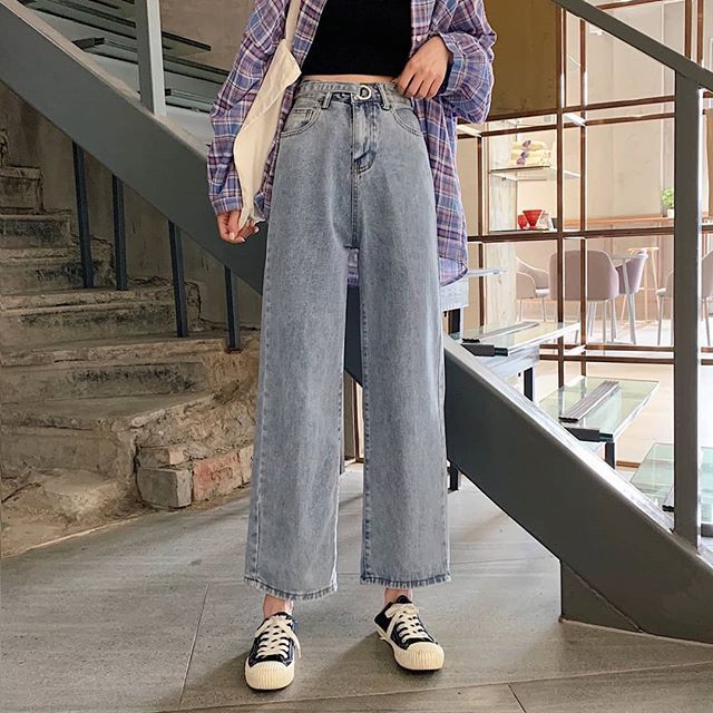 Jeans móc cài