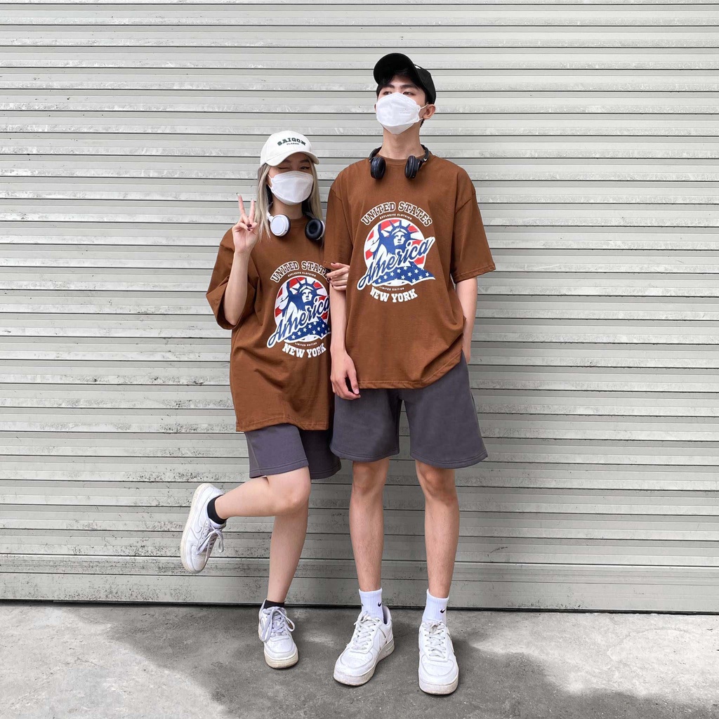 ÁO THUN FF FORM RỘNG AMERICA TEE, VẢI THUN 2 CHIỀU COTTON 250GSM