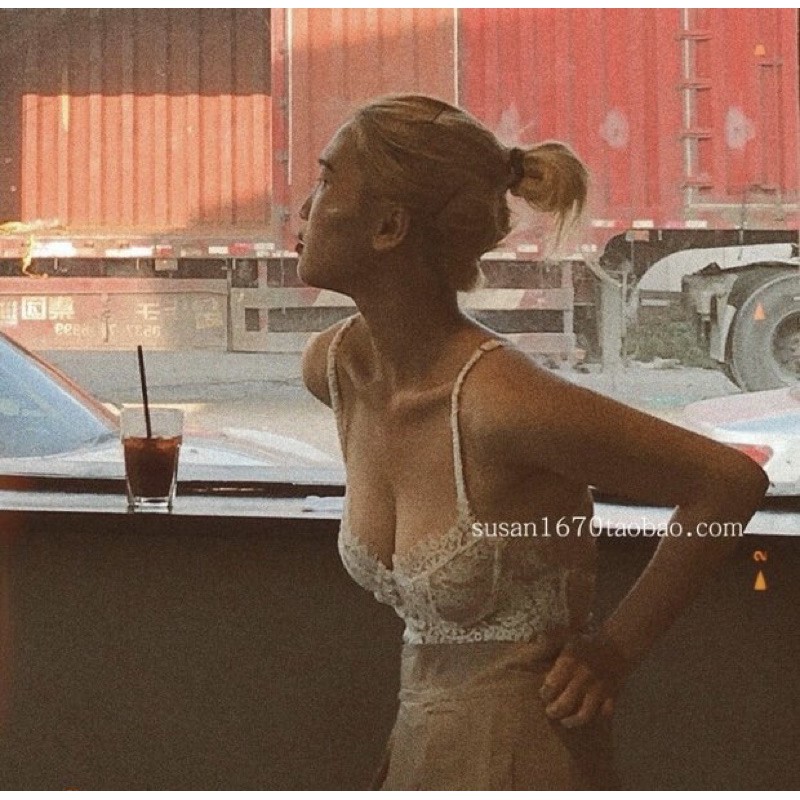 [SẴN-Có vid+ảnh thật]Áo croptop/bra ren cúp ngực gợi cảm màu trắng/đen/xanh phiên bản mới 2021 | BigBuy360 - bigbuy360.vn