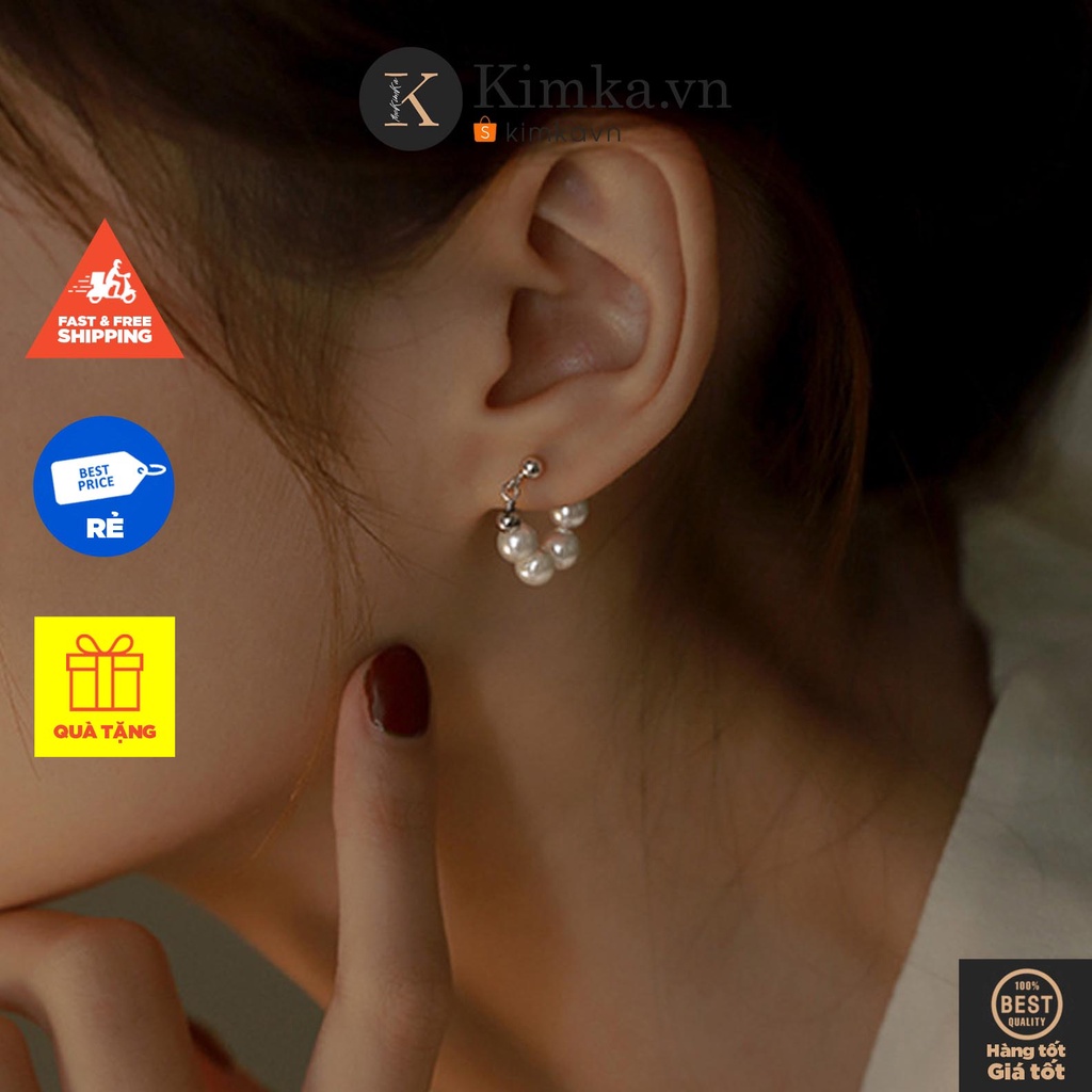(0725) Khuyên Tai Ngọc Nhỏ Thanh Lịch Tinh Tế (1 chiếc)