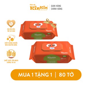 Mã lt50 giảm 50k đơn 250k mua 1 tặng 1 khăn ướt kin kin 80 tờ gói không - ảnh sản phẩm 2