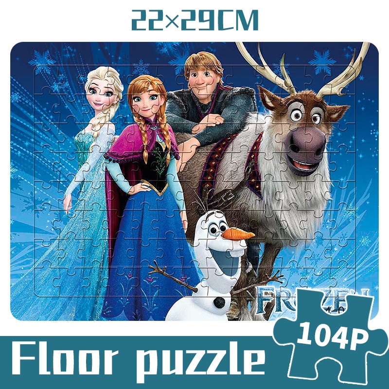 Bộ đồ chơi xếp hình gồm 104 mảnh hình chú heo xinh xắn