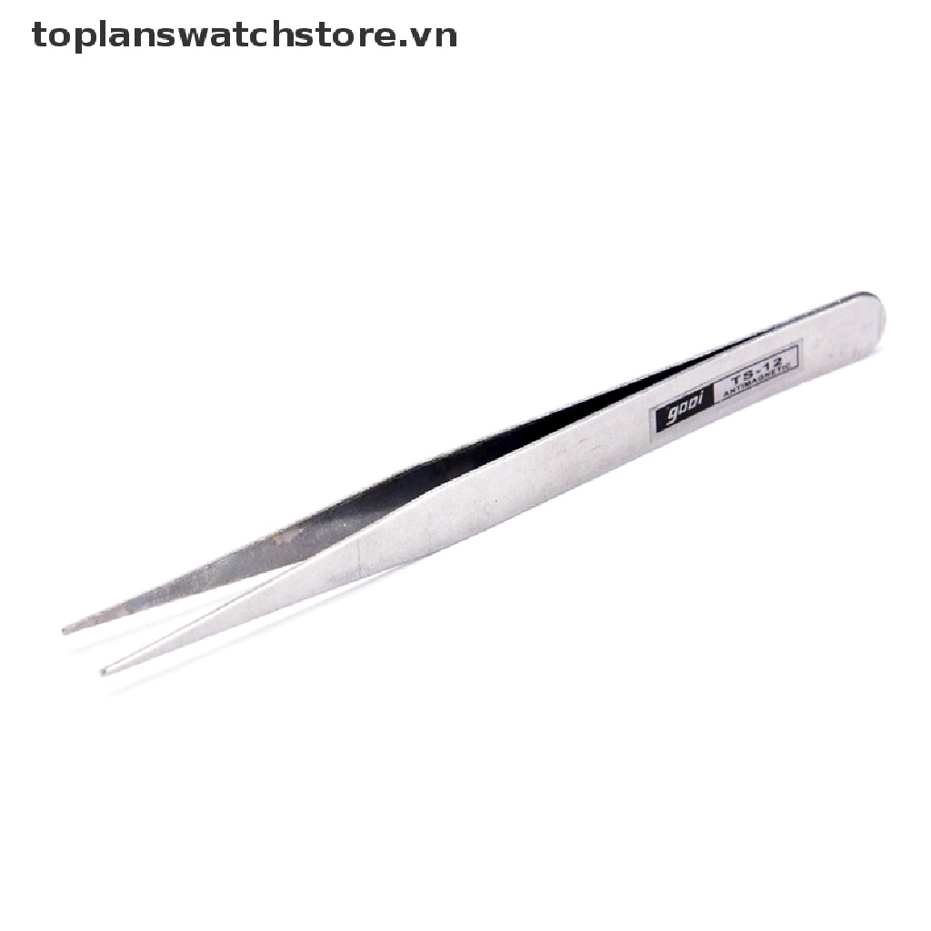 Set 2 Dụng Cụ Trang Trí Móng Tay Bằng Thép Không Gỉ Đính Đá Quý Nhân Tạo