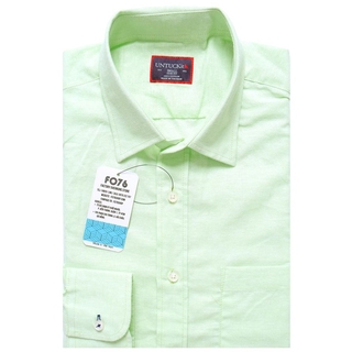 Áo Sơ Mi Nam Tay Dài Vải Linen Cotton Form Regular fit Hàng Xuất Dư Chính Hãng FO76 Shop