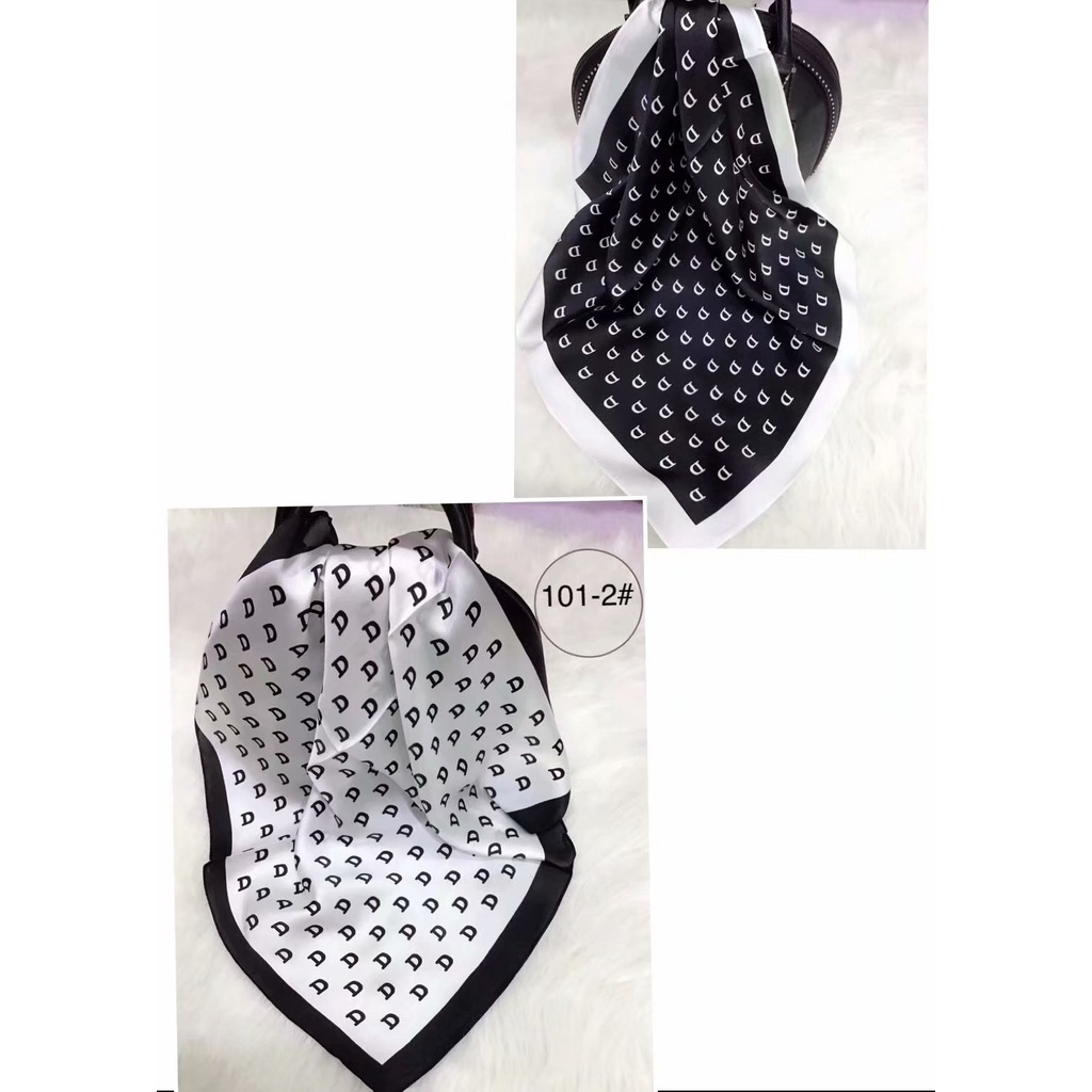 Khăn Choàng Lụa In Hình Vuông 70CM(27.5*27.5 Inches) WJ1026-112