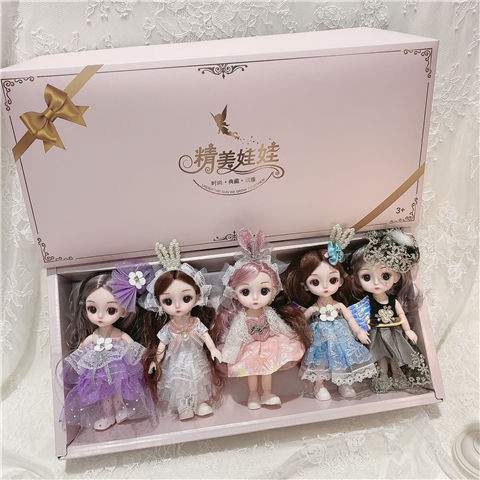 Hộp Quà Tặng Búp Bê Công Chúa Barbie 17cm