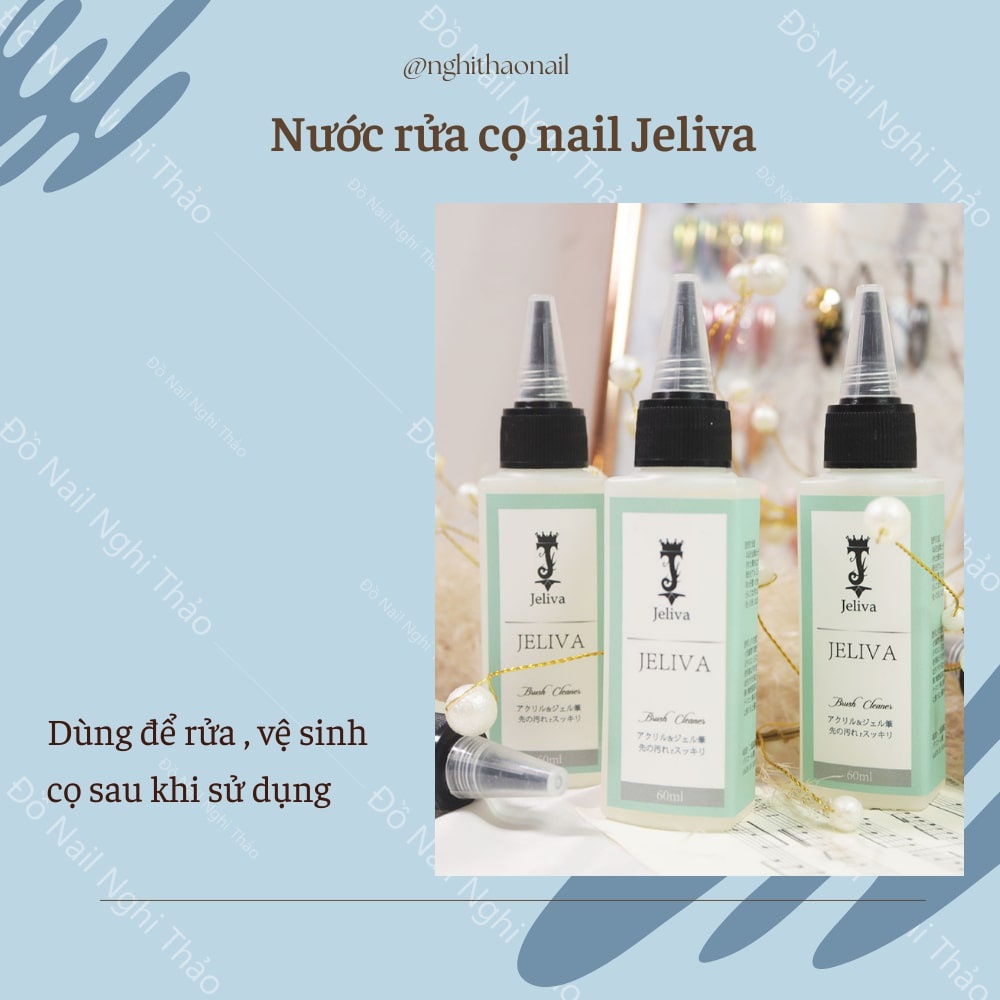 [Mã 254FMCGSALE giảm 8% đơn 500K] Nước rửa cọ nail Jeliva
