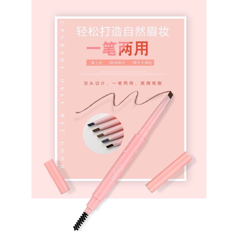Chì Kẻ Mày hai đầu chống nước nước các màu thời thượng