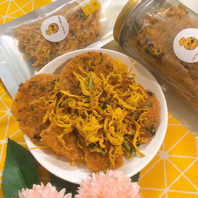 Cơm cháy khô gà hủ 500g thơm ngon chuẩn vị | Ăn Vặt Jamay Food