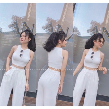 Áo croptop nữ ôm body kiểu dáng 3 lỗ không tay, Croptop ba lỗ nữ phong cách sexy vải thun cotton siêu đẹp,siêu xinh | BigBuy360 - bigbuy360.vn