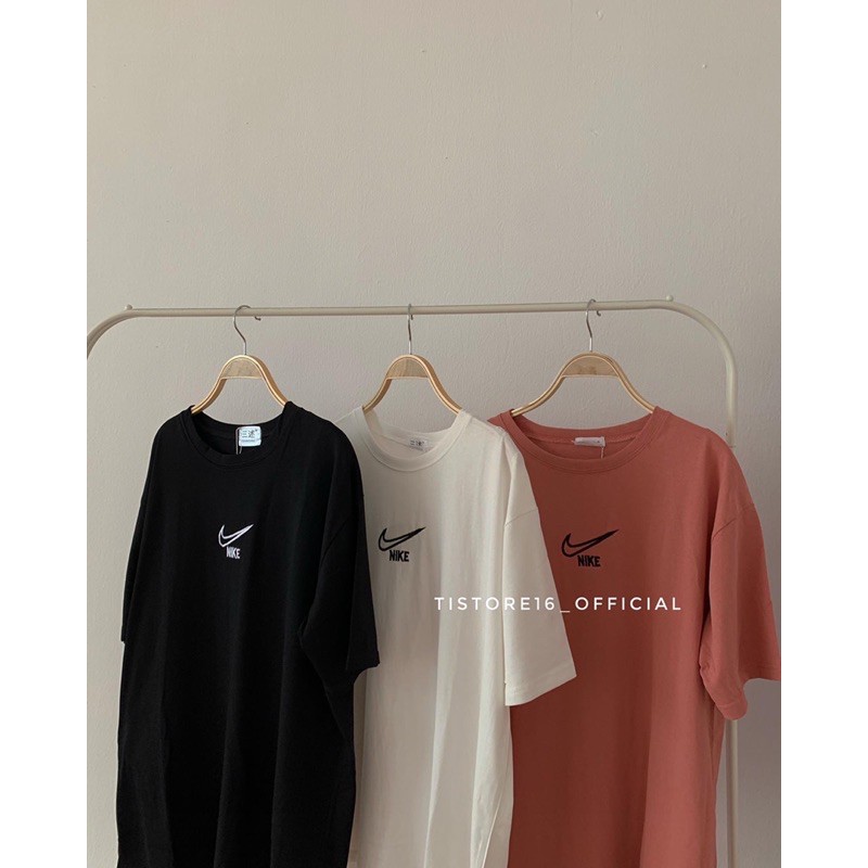 [Mã FATHANG5 giảm 10K đơn 50K] | ẢNH THẬT | ÁO THUN DOUBLE LOGO NK .