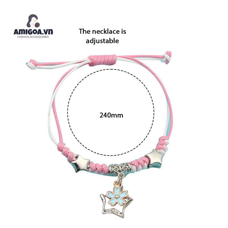 ✨✨Set 3 Vòng Tay May Mắn Dạ Quang Mặt Trăng / Hoa Thời Trang Cho Cặp Đôi