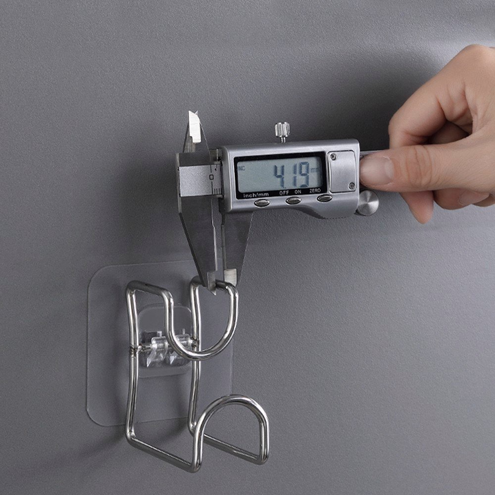 Móc Treo Thau, Chậu Dính Tường Bằng Inox 304 Treo Đồ Dùng Nhà Bếp - Khô Ráo - Sạch Sẽ