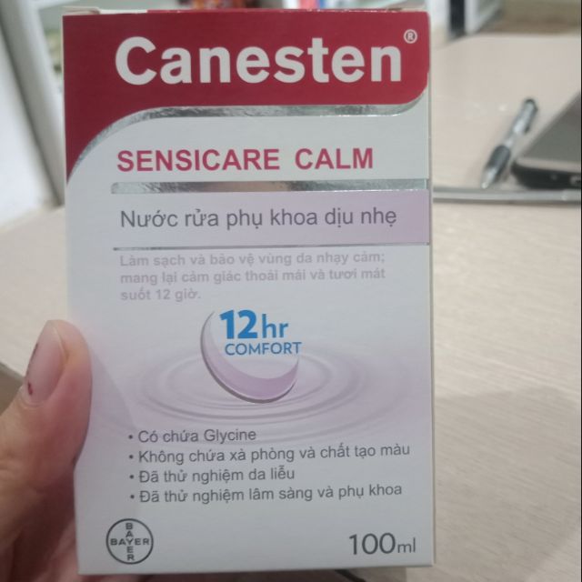 Nước rửa phụ khoa Canesten.