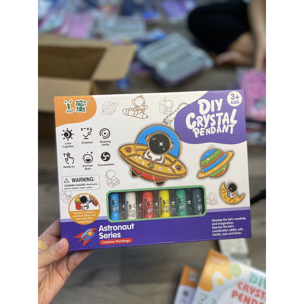 Bộ móc khóa tự do tô màu, sang tạo Pony cao cấp
