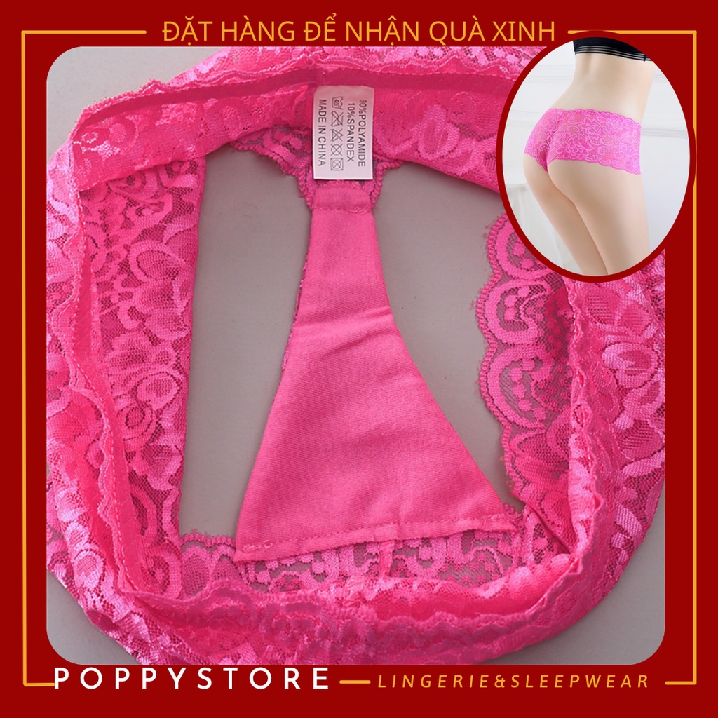 Quần lót ren nữ ⚡Mã AT09 /  CHE TÊN SẢN PHẨM⚡quần ren lọt khe cạp cao - đáy quần kháng khuẩn đạt tiêu chuẩn
