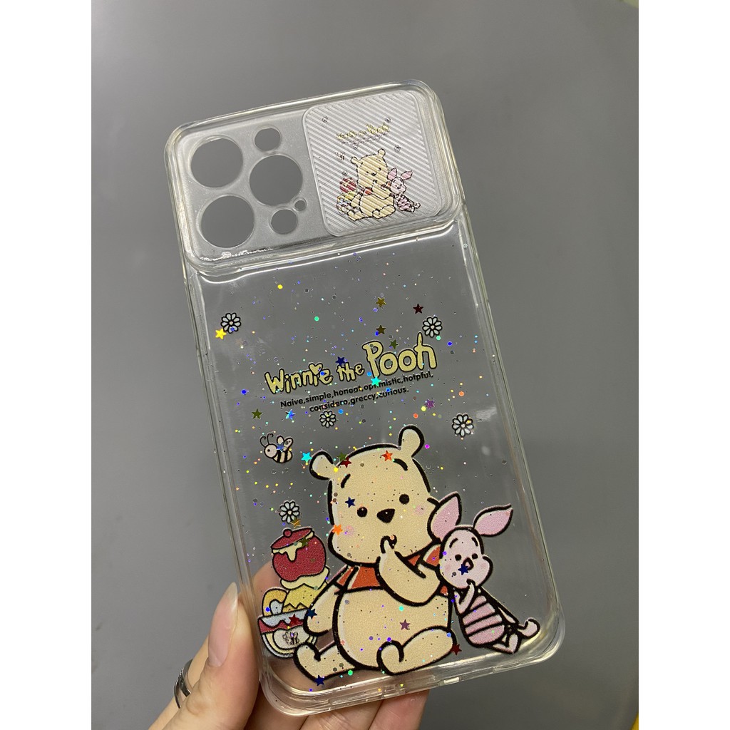 XẢ KHOỐp lưng IPHONE X XS 12 PRO 6.1 trượt bảo vệ camera in hình CUTE