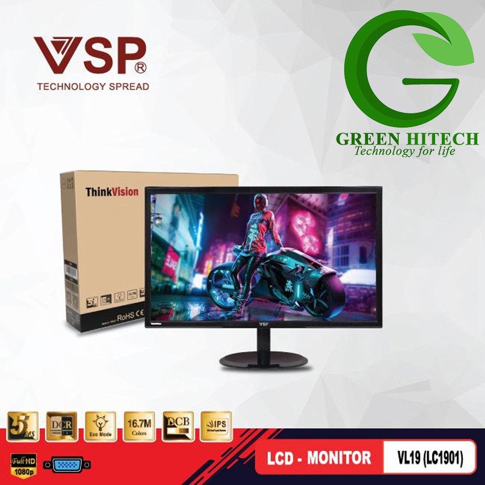 LCD monitor 19 inch VL19 (LC1901)- MÀN HÌNH VSP 19 INCH- BẢO HÀNH 24 THÁNG