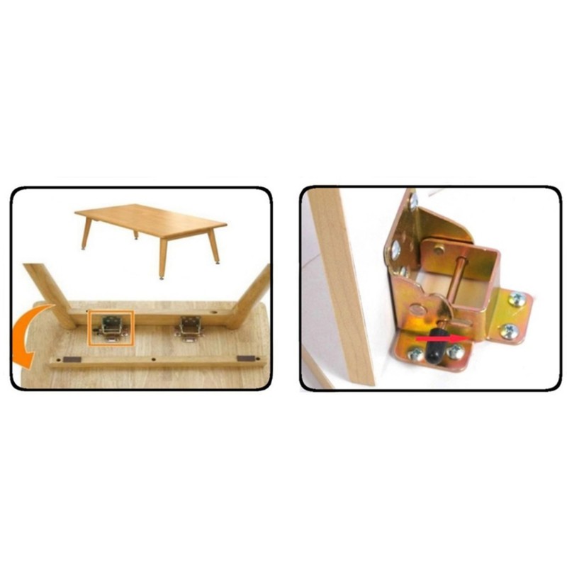 Bản lề xếp gọn chân bàn