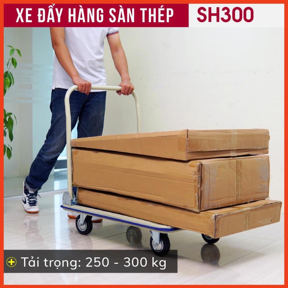 Xe đẩy hàng 4 bánh gấp gọn Fujihome | Advindeq, thương hiệu Nhật Bản, bánh cao su siêu bền, xe kéo hàng gấp gọn đa năng