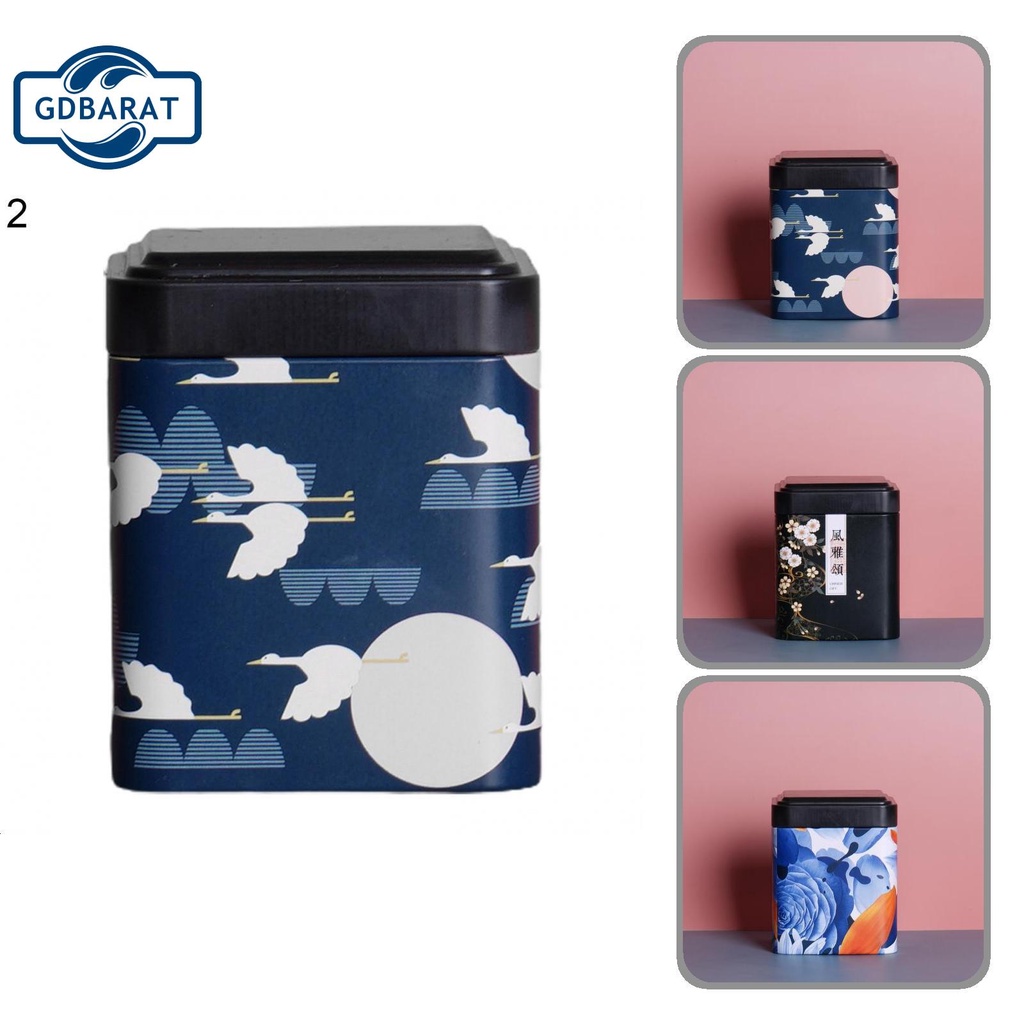 Hộp đựng trà 4 loại có nắp đậy kín tiện dụng