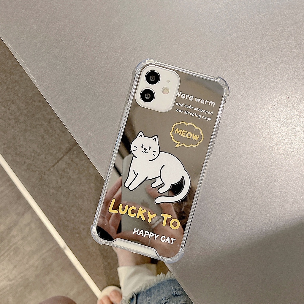 Ốp lưng iphone Ốp điện thoại tpu silicon mặt gương cho iphone 11 pro max 14pro pro max 7 plus 14pro pro max x xr xs max 7 8 plus se 2020 Dinuo case