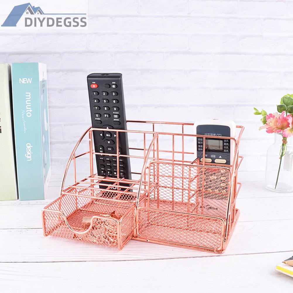 Desk Storage Rack Shelf Student Stationery Office Table File Basket Supply