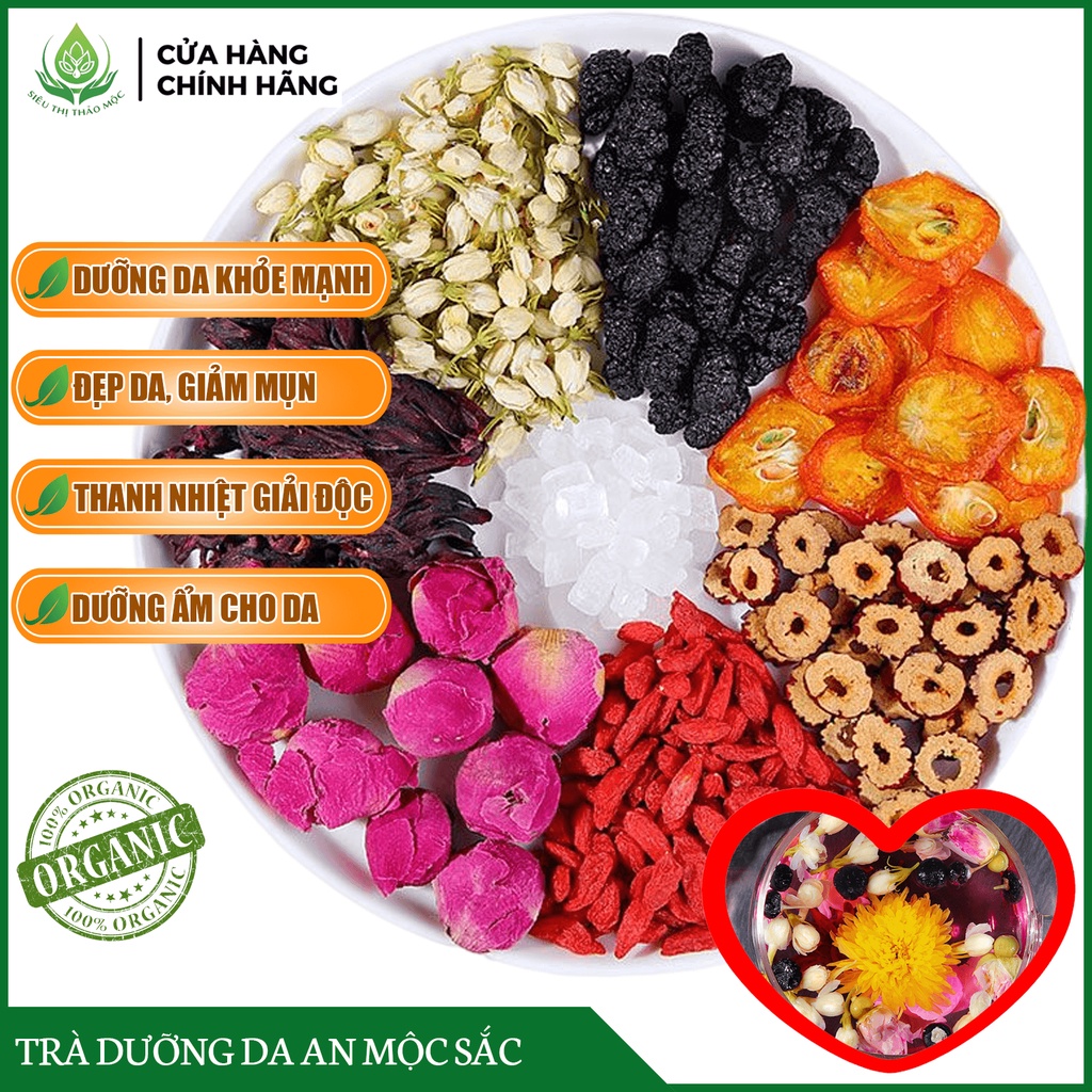 ✅[CHÍNH HÃNG] Trà Đẹp Da Dưỡng Da Nữ Thần Trà Hoa Trà Chăm Sóc Da Mặt Tại Siêu Thị Thảo Mộc