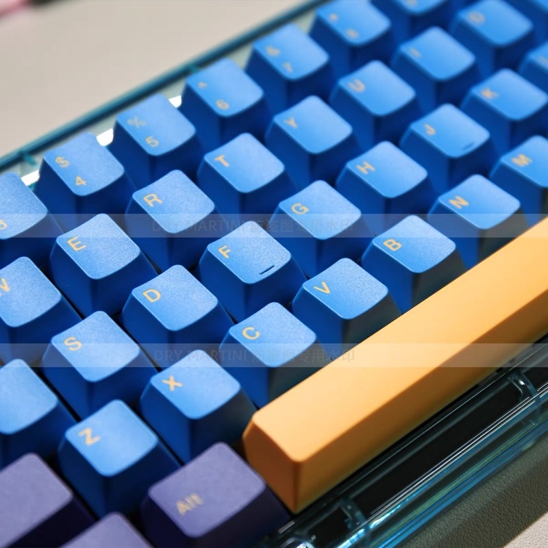 Keycaps Cho Bàn Phím Cơ In Dyesub Không Xuyên Led Chất Liệu Nhựa PBT OEM DOUBLESHOT NAUTILUS 123 PHÍM