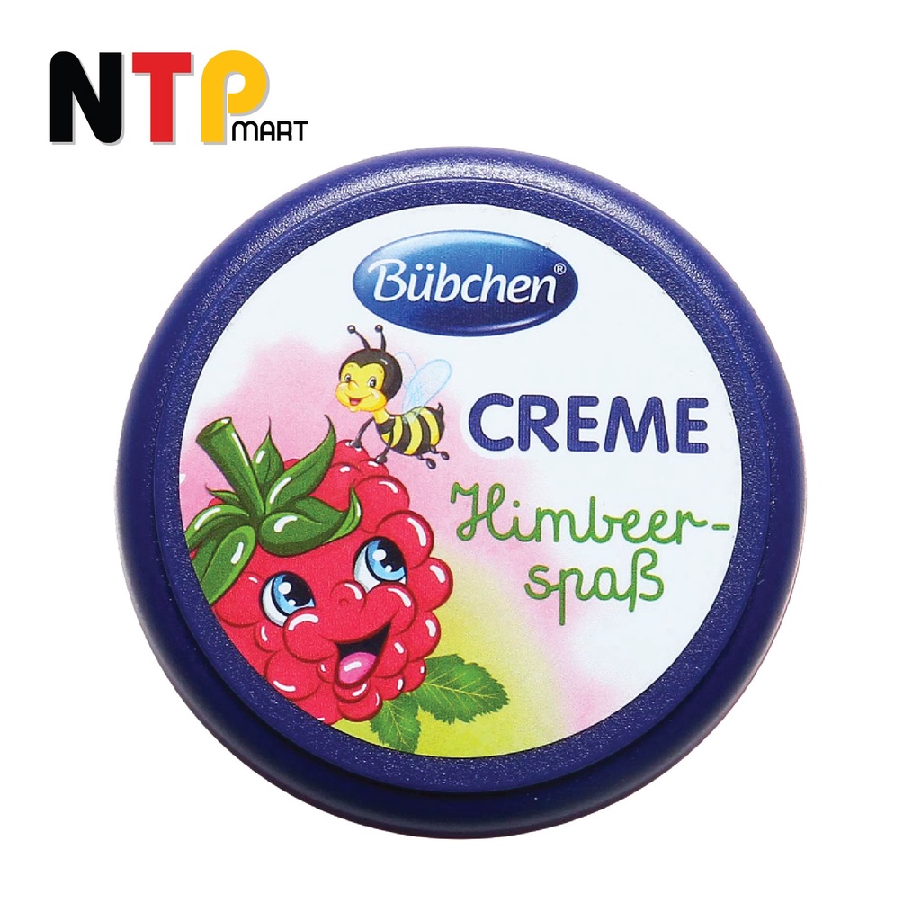 Kem Dưỡng Da Bubchen Creme Himbeer-spaB hương Dâu cho trẻ em hộp 20ml nhập khẩu Đức