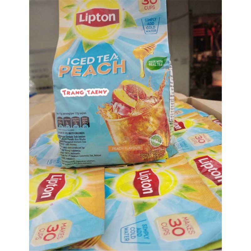 Trà đào hoà tan Lipton 510g