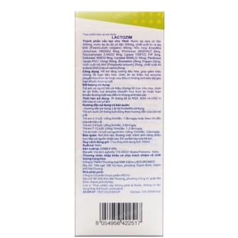 Lactozim - Men tiêu hóa hỗ trợ trẻ biếng ăn