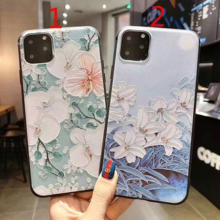 Ốp lưng iphone 11 11 pro 11 pro max fashion flower soft tpu