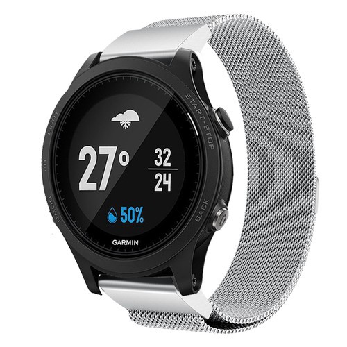 Vòng đeo bằng thép không gỉ thay thế dành cho Garmin Fenix 5/Forerunner