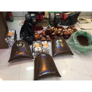 Cà phê Daklak hạt rang mộc(100% cà phê)500gr
