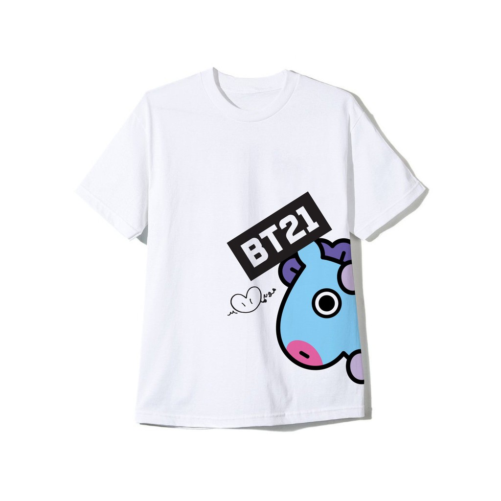 Áo thun BTS BT21 Mang có chữ ký