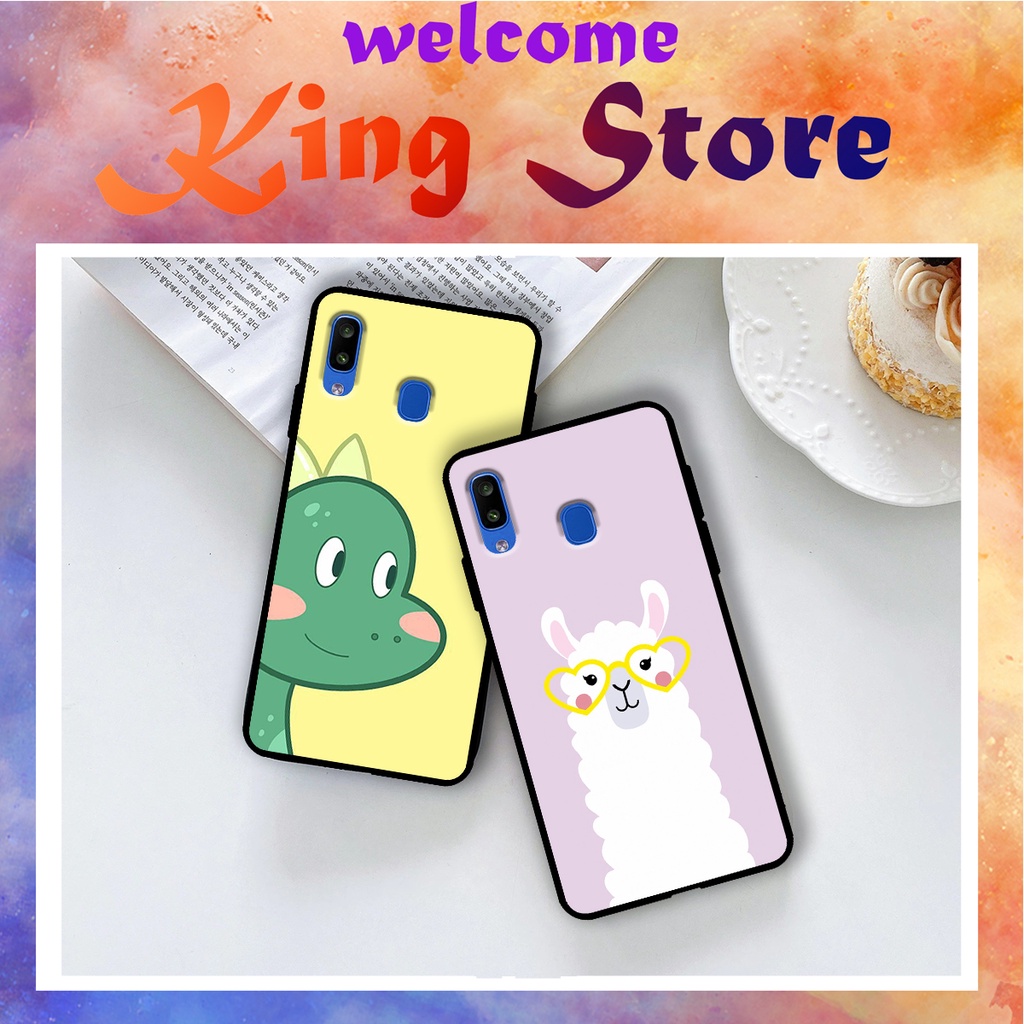 Ốp lưng Samsung A10/A20/A30/A40 in hình động vật siêu đáng yêu_KINGSTORE.HN_Ốp SS
