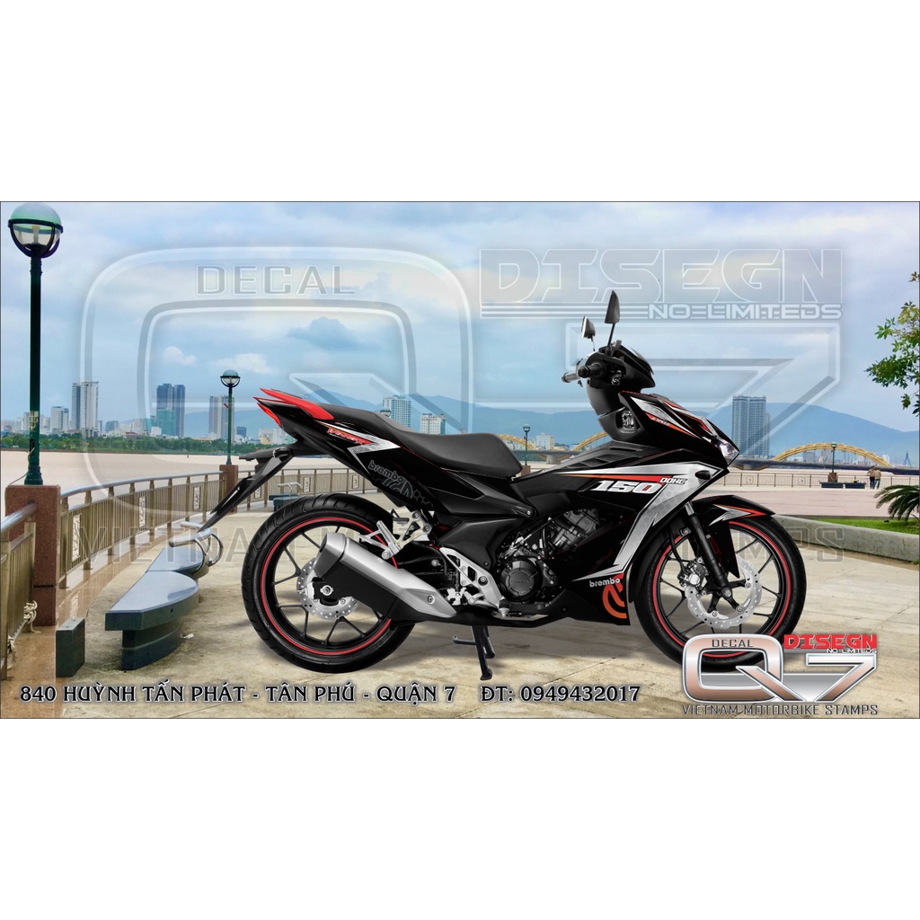 TEM RỜI WINNER X TRẮNG ĐEN